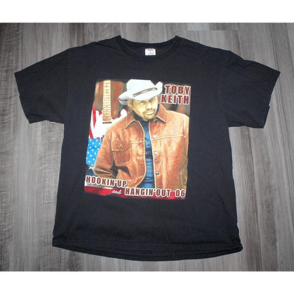 Vintage 90s 2000s Toby Keith 2006 Country Concert Tour Fan T-Shirt